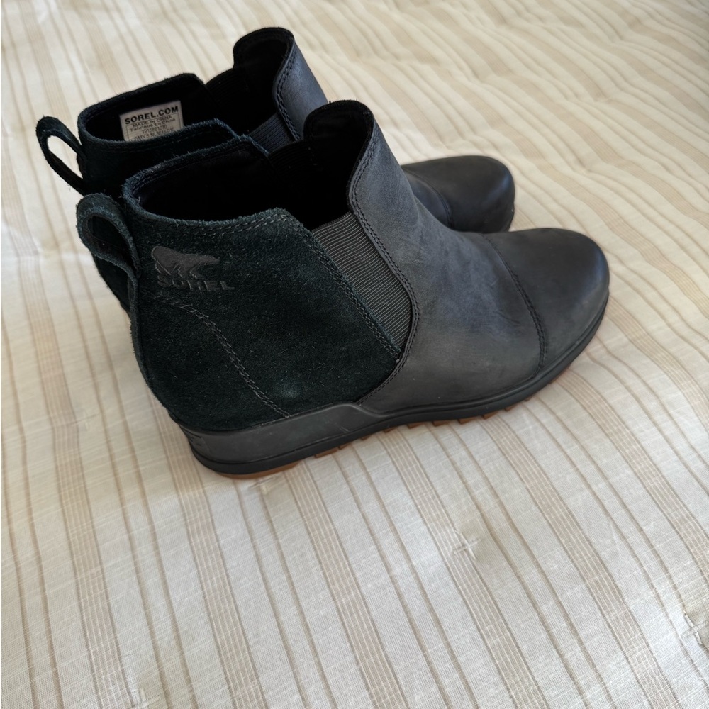 Sorel Black Ankle Boots